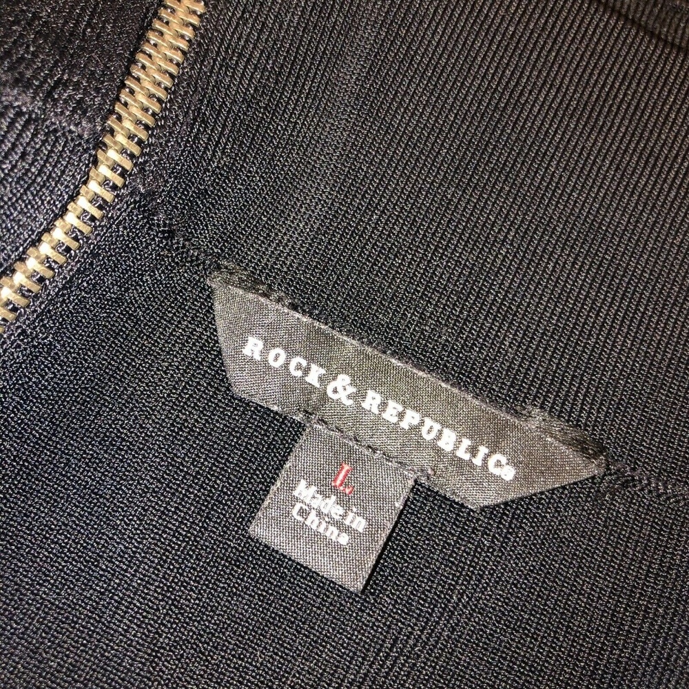 Rock & Republic Pencil Skirt L Stretch Back Zip - Picture 4 of 4